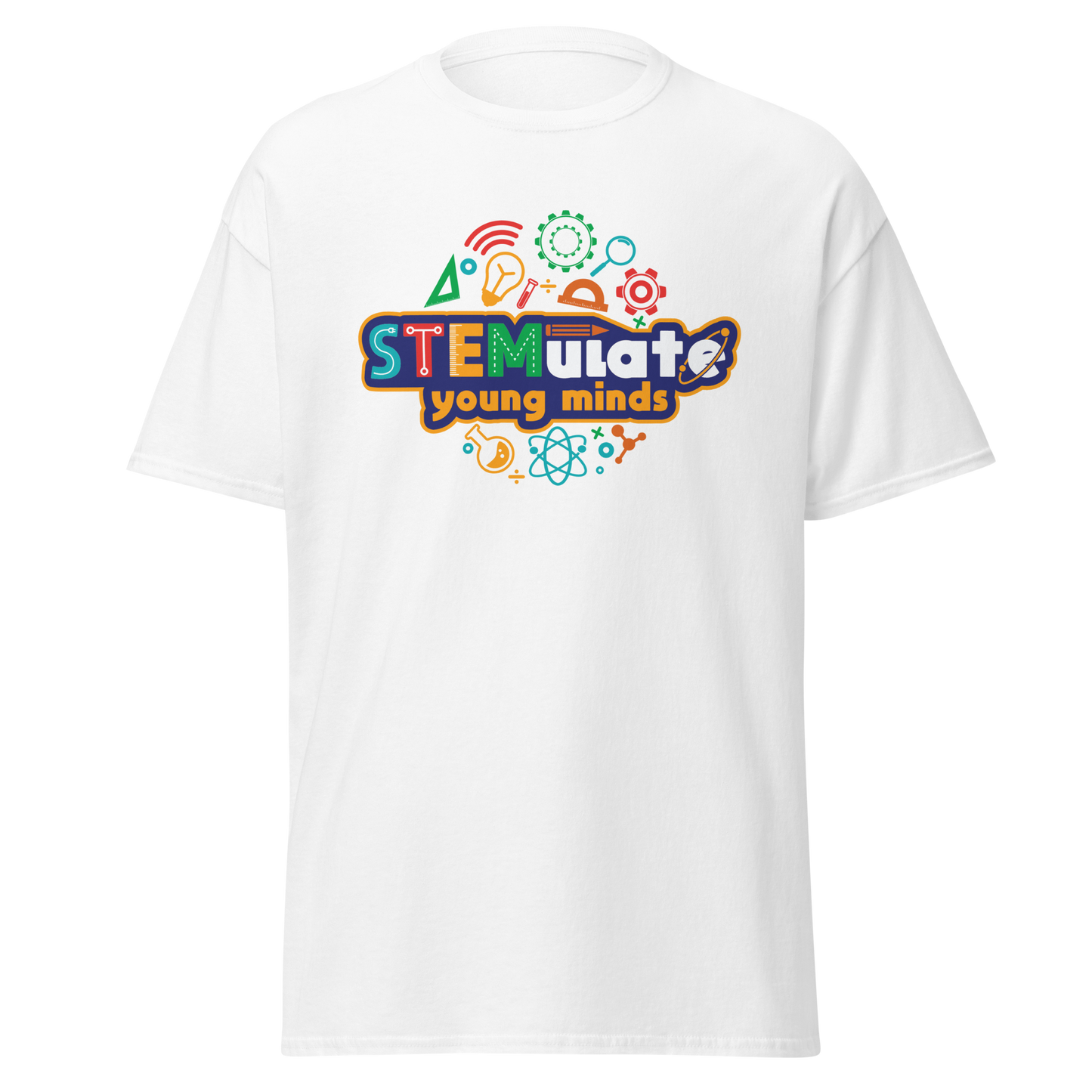 STEMulate Young Minds Tee in White