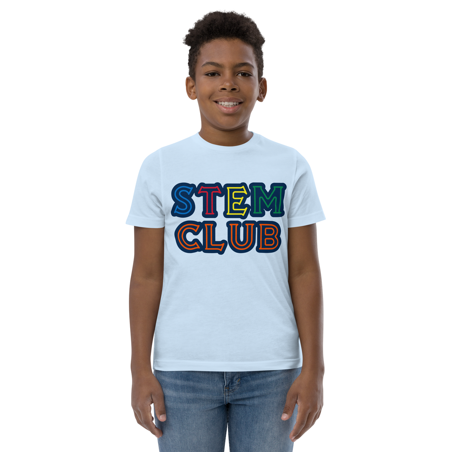 STEM CLUB Tee in Light Blue