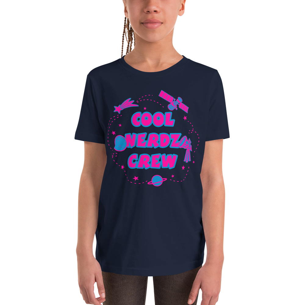 Cool Nerdz Crew Tee in Navy