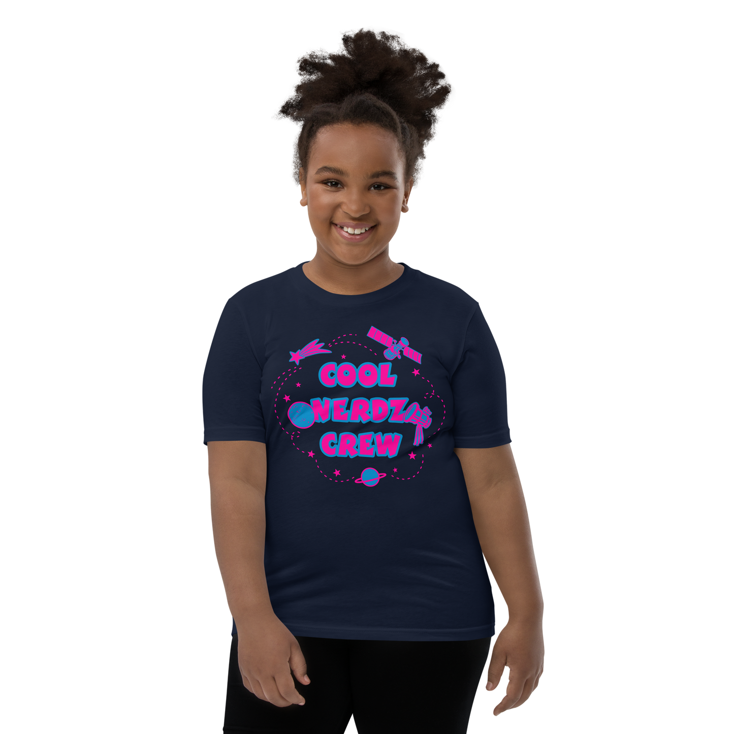Cool Nerdz Crew Tee in Navy