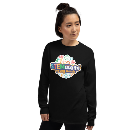 Adult STEMulate Long Sleeve Tee in Black