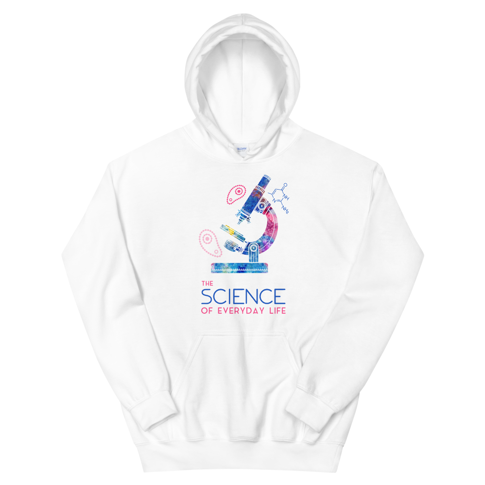 Adult MICROSCOPE Hoodie in White