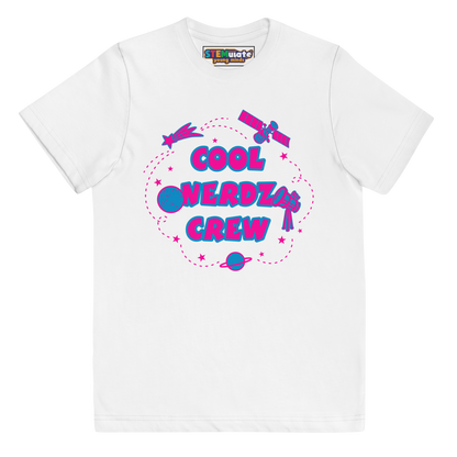 Cool Nerdz Crew Tee in White