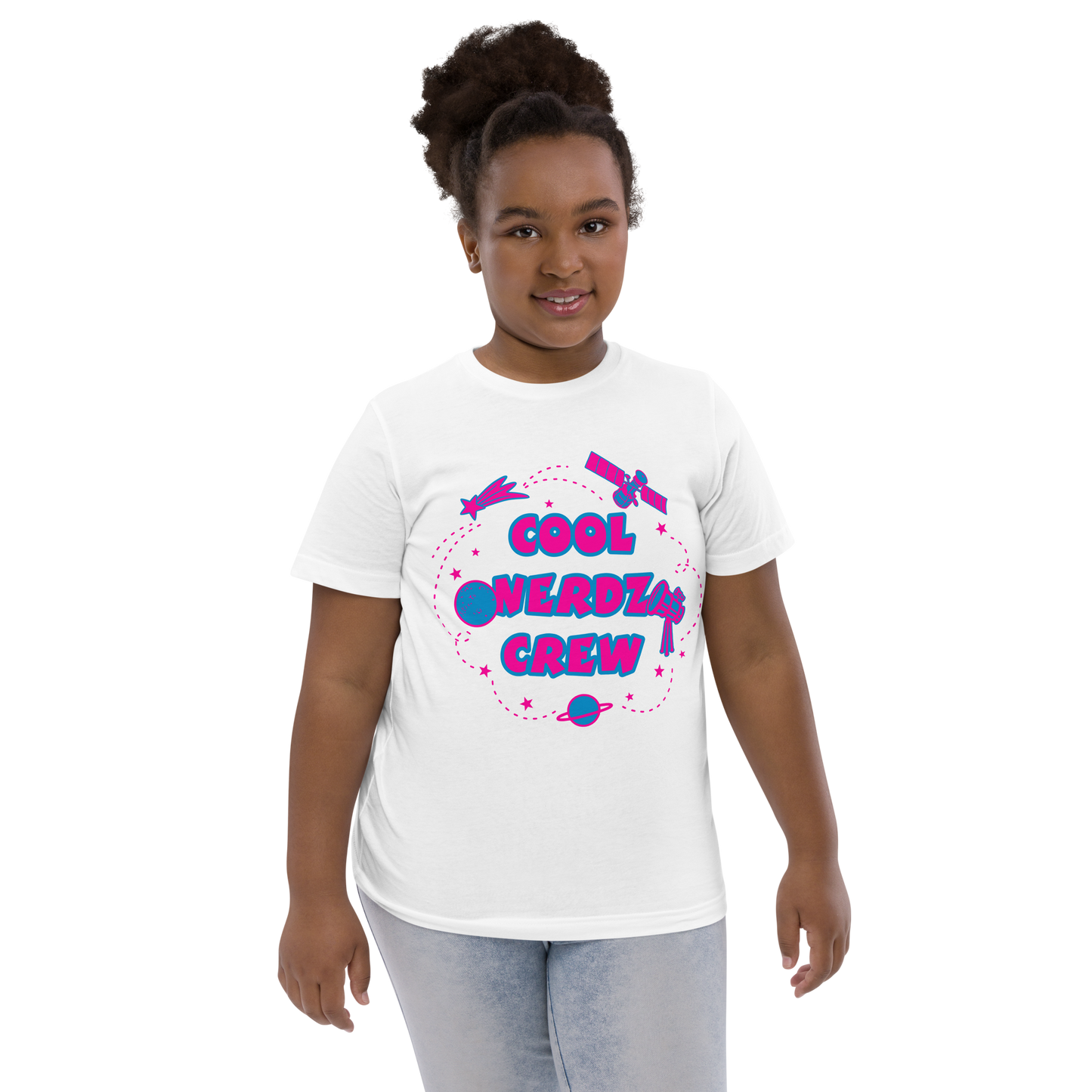 Cool Nerdz Crew Tee in White