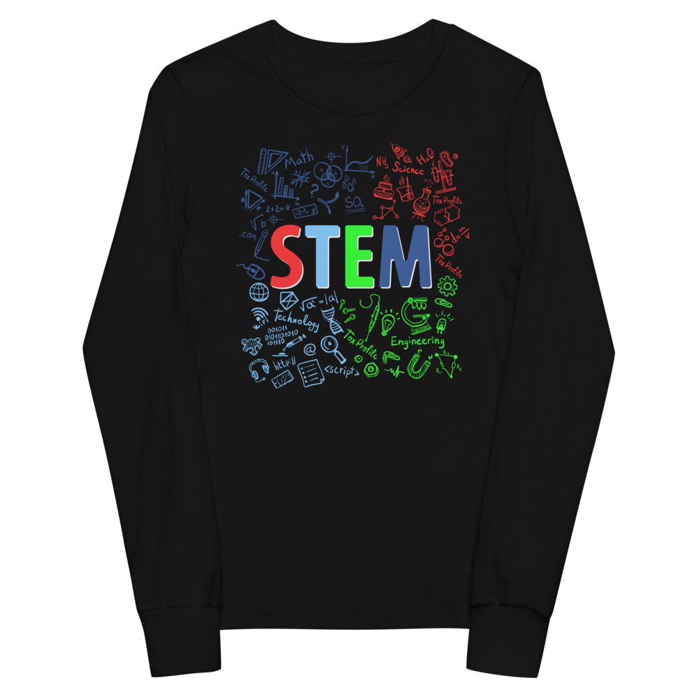 Youth STEM long sleeve tee