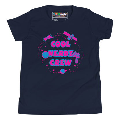 Cool Nerdz Crew Tee in Navy