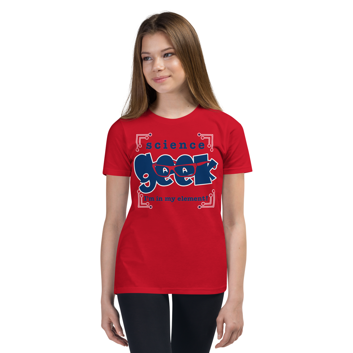 Science Geek Tee in Red